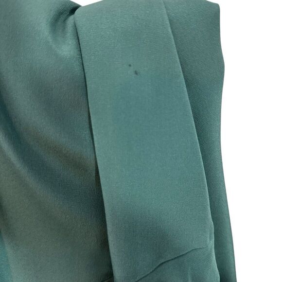 REVOLVE X Amanda Uprichard Peony Silk Maxi Dress in Green | Size M - Picture 10 of 10